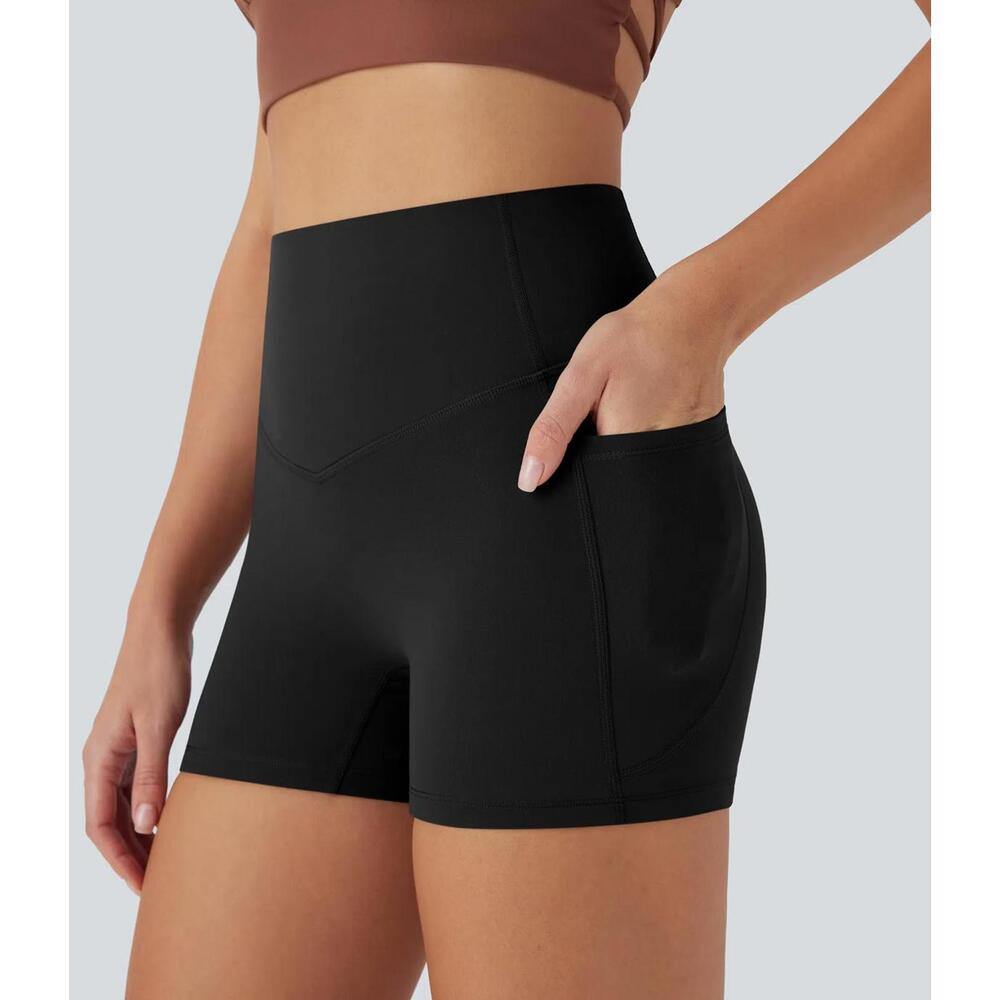 NWT Halara UltraSculpt High Waisted Scrunch Butt Tummy Control Shorts Size Small - Picture 3 of 10
